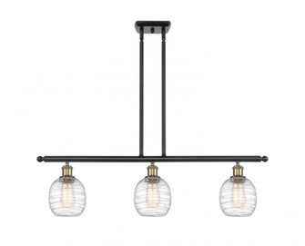 Belfast - 3 Light - 36 inch - Black Antique Brass - Stem hung - Island Light (3442|516-3I-BAB-G1013-LED)