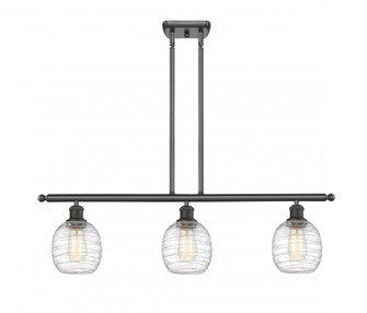Belfast - 3 Light - 36 inch - Oil Rubbed Bronze - Stem hung - Island Light (3442|516-3I-OB-G1013-LED)