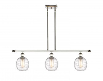 Belfast - 3 Light - 36 inch - Polished Nickel - Stem hung - Island Light (3442|516-3I-PN-G1013-LED)