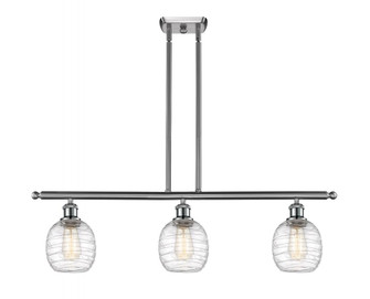 Belfast - 3 Light - 36 inch - Brushed Satin Nickel - Stem hung - Island Light (3442|516-3I-SN-G1013-LED)