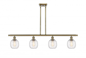 Belfast - 4 Light - 48 inch - Antique Brass - Stem hung - Island Light (3442|516-4I-AB-G1013-LED)