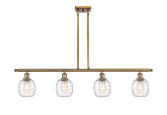 Belfast - 4 Light - 48 inch - Brushed Brass - Stem hung - Island Light (3442|516-4I-BB-G1013-LED)