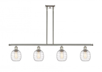 Belfast - 4 Light - 48 inch - Polished Nickel - Cord hung - Island Light (3442|516-4I-PN-G1013-LED)