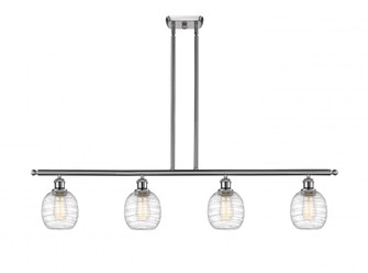 Belfast - 4 Light - 48 inch - Brushed Satin Nickel - Stem hung - Island Light (3442|516-4I-SN-G1013-LED)