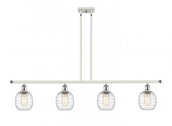 Belfast - 4 Light - 48 inch - White Polished Chrome - Stem hung - Island Light (3442|516-4I-WPC-G1013-LED)