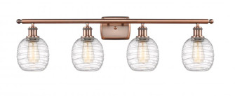 Belfast - 4 Light - 36 inch - Antique Copper - Bath Vanity Light (3442|516-4W-AC-G1013)