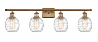 Belfast - 4 Light - 36 inch - Brushed Brass - Bath Vanity Light (3442|516-4W-BB-G1013-LED)