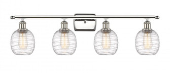 Belfast - 4 Light - 36 inch - Polished Nickel - Bath Vanity Light (3442|516-4W-PN-G1013-LED)