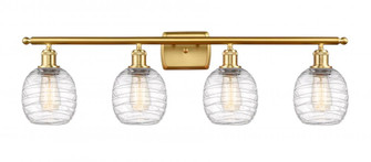 Belfast - 4 Light - 36 inch - Satin Gold - Bath Vanity Light (3442|516-4W-SG-G1013-LED)