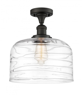 Bell - 1 Light - 12 inch - Oil Rubbed Bronze - Semi-Flush Mount (3442|517-1CH-OB-G713-L)
