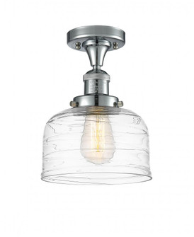 Bell - 1 Light - 8 inch - Polished Chrome - Semi-Flush Mount (3442|517-1CH-PC-G713-LED)