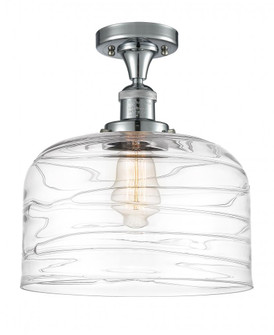 Bell - 1 Light - 12 inch - Polished Chrome - Semi-Flush Mount (3442|517-1CH-PC-G713-L-LED)