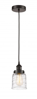 Bell - 1 Light - 5 inch - Oil Rubbed Bronze - Cord hung - Mini Pendant (3442|616-1PH-OB-G513)