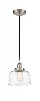 Bell - 1 Light - 8 inch - Brushed Satin Nickel - Cord hung - Mini Pendant (3442|616-1PH-SN-G713-LED)