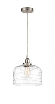 Bell - 1 Light - 12 inch - Brushed Satin Nickel - Cord hung - Mini Pendant (3442|616-1PH-SN-G713-L-LED)
