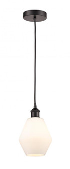 Cindyrella - 1 Light - 6 inch - Oil Rubbed Bronze - Cord hung - Mini Pendant (3442|616-1P-OB-G651-6)
