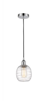 Belfast - 1 Light - 6 inch - Polished Chrome - Cord hung - Mini Pendant (3442|616-1P-PC-G1013-LED)