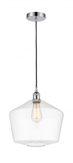 Cindyrella - 1 Light - 12 inch - Polished Chrome - Cord hung - Mini Pendant (3442|616-1P-PC-G652-12)