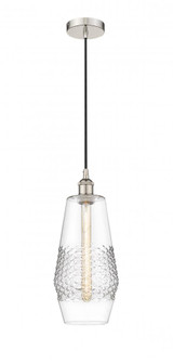 Windham - 1 Light - 7 inch - Polished Nickel - Cord hung - Mini Pendant (3442|616-1P-PN-G682-7)