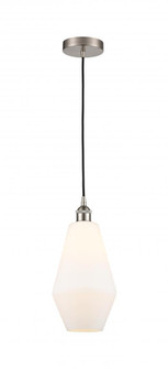 Cindyrella - 1 Light - 7 inch - Brushed Satin Nickel - Cord hung - Mini Pendant (3442|616-1P-SN-G651-7)