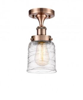 Bell - 1 Light - 5 inch - Antique Copper - Semi-Flush Mount (3442|916-1C-AC-G513)