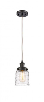 Bell - 1 Light - 5 inch - Oil Rubbed Bronze - Cord hung - Mini Pendant (3442|916-1P-OB-G513-LED)