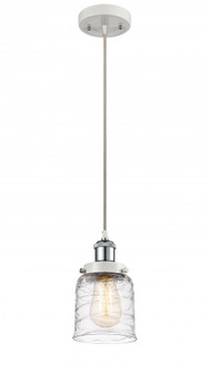 Bell - 1 Light - 5 inch - White Polished Chrome - Cord hung - Mini Pendant (3442|916-1P-WPC-G513)