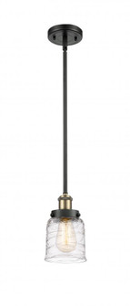 Bell - 1 Light - 5 inch - Black Antique Brass - Mini Pendant (3442|916-1S-BAB-G513)