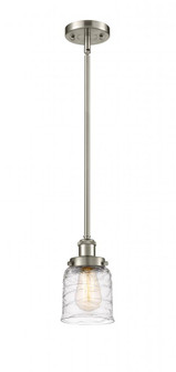 Bell - 1 Light - 5 inch - Brushed Satin Nickel - Mini Pendant (3442|916-1S-SN-G513-LED)