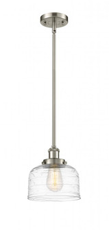 Bell - 1 Light - 8 inch - Brushed Satin Nickel - Mini Pendant (3442|916-1S-SN-G713)