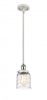 Bell - 1 Light - 5 inch - White Polished Chrome - Mini Pendant (3442|916-1S-WPC-G513)