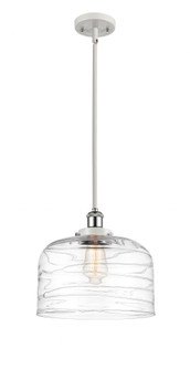 Bell - 1 Light - 12 inch - White Polished Chrome - Mini Pendant (3442|916-1S-WPC-G713-L-LED)