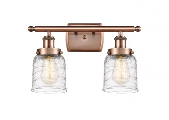 Bell - 2 Light - 16 inch - Antique Copper - Bath Vanity Light (3442|916-2W-AC-G513)