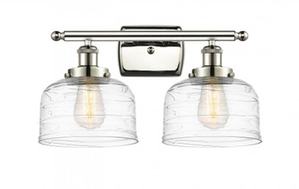 Bell - 2 Light - 18 inch - Polished Nickel - Bath Vanity Light (3442|916-2W-PN-G713)