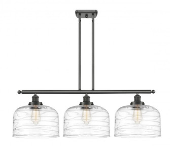 Bell - 3 Light - 36 inch - Oil Rubbed Bronze - Stem Hung - Island Light (3442|916-3I-OB-G713-L-LED)