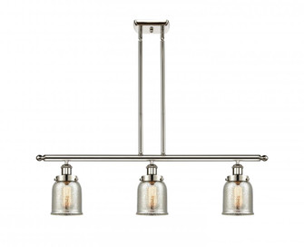 Bell - 3 Light - 36 inch - Polished Nickel - Stem Hung - Island Light (3442|916-3I-PN-G58)
