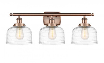Bell - 3 Light - 28 inch - Antique Copper - Bath Vanity Light (3442|916-3W-AC-G713-LED)