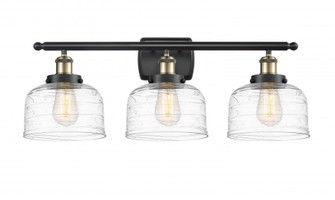 Bell - 3 Light - 28 inch - Black Antique Brass - Bath Vanity Light (3442|916-3W-BAB-G713)