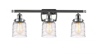 Bell - 3 Light - 26 inch - Polished Chrome - Bath Vanity Light (3442|916-3W-PC-G513)