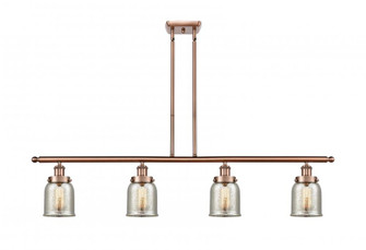 Bell - 4 Light - 48 inch - Antique Copper - Stem Hung - Island Light (3442|916-4I-AC-G58)