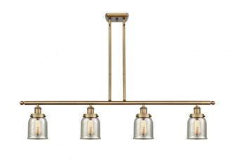 Bell - 4 Light - 48 inch - Brushed Brass - Stem Hung - Island Light (3442|916-4I-BB-G58-LED)