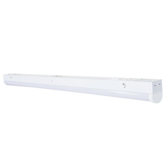 LED 4 ft; Linear Strip Light; 30W/40W/50W; White Finish; CCT Selectable; 100-277V; Integrated EM & (81|65/699)