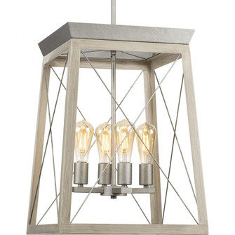 Briarwood Collection Four-Light Farmhouse Galvanized  Chandelier Foyer Light (149|P500178-141)