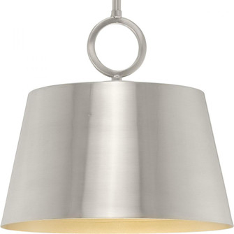 Parkhurst Collection One-Light New Traditional Brushed Nickel Metal Pendant Light (149|P500367-009)