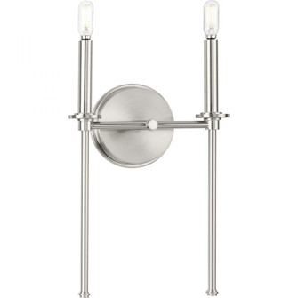 Elara Collection Two-Light New Traditional Brushed Nickel Wall Light (149|P710107-009)