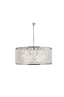 Madison 10 light polished Nickel Chandelier Clear Royal Cut Crystal (758|1213G43PN/RC)