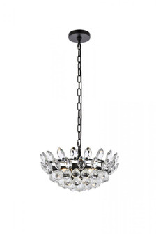 Emilia 16 inch pendant in black (758|1104D16BK)