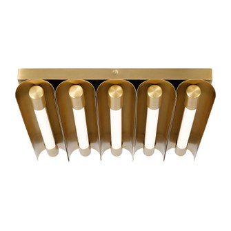 Carson Five Light Flush Mount (7725|KF1095BBS)