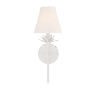 1-Light Wall Sconce in White (8483|M90077WH)