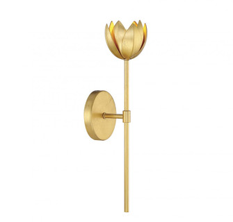 1-Light LED Wall Sconce in True Gold (8483|M90081TG)